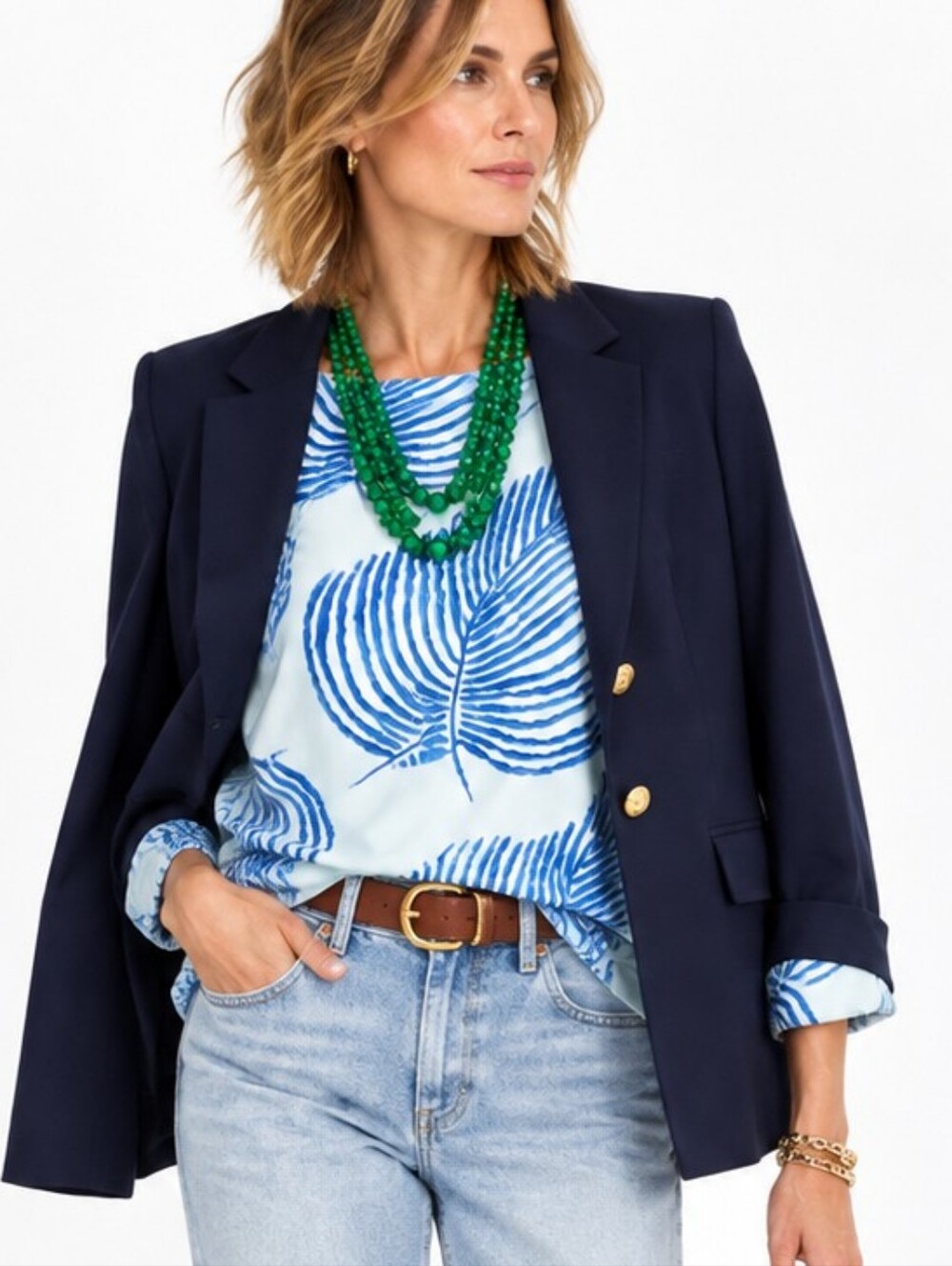 Vineyard Vines Top Palm Leaf Long Sleeve